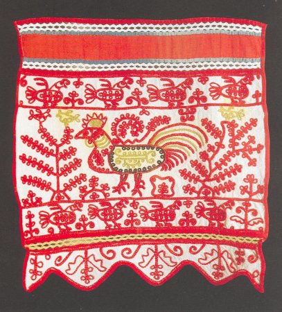 Вологодская тамбурная вышивка 19 века