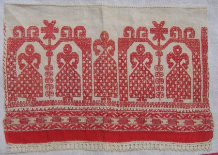 Вышивка рушника староверов
