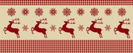 Олень орнамент