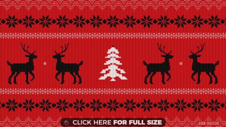 Узор с оленями