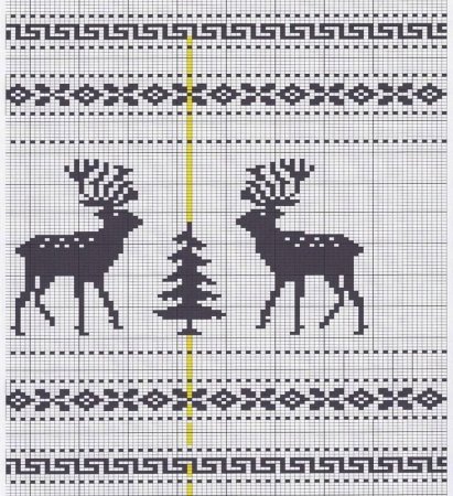 Жаккард олени