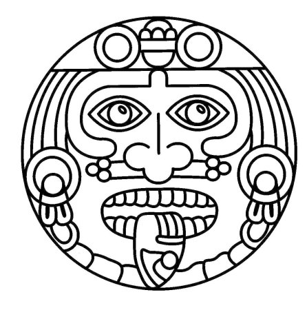 Древние символы Майя Ацтеки
