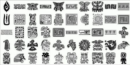 Орнаменты ацтеков Майя инков