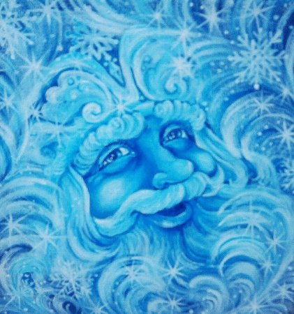 Морозные узоры на окне