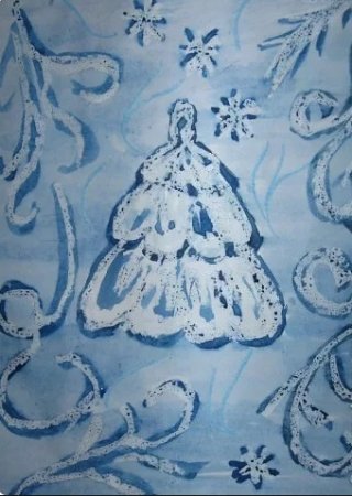 Зимние узоры рисунки