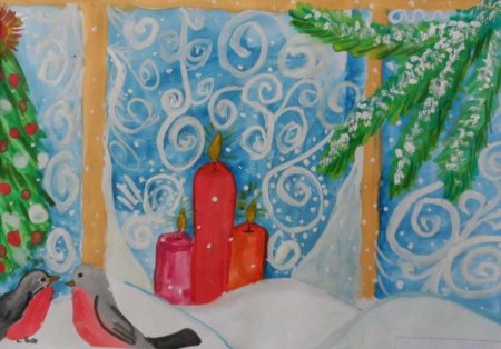 Морозные узоры рисунок