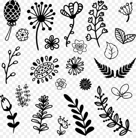 Орнамент трава