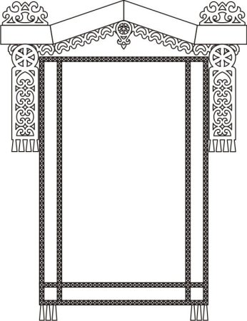 Наличники для рисования