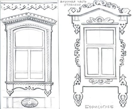 Зарисовки наличников
