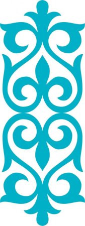 Казахский орнамент Баскур