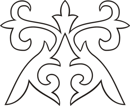 Адыгский угловой орнамент