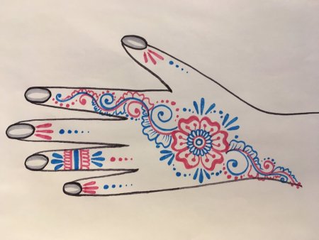 Мехенди Учимся рисовать