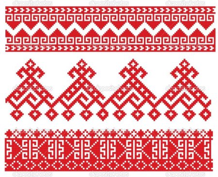 Славянские этнические узоры