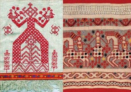 Русская народная вышивка солярные знаки