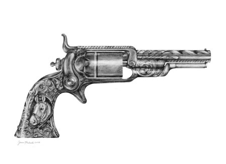 Револьвер набросок