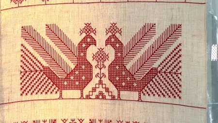 Птицы в русской народной вышивке