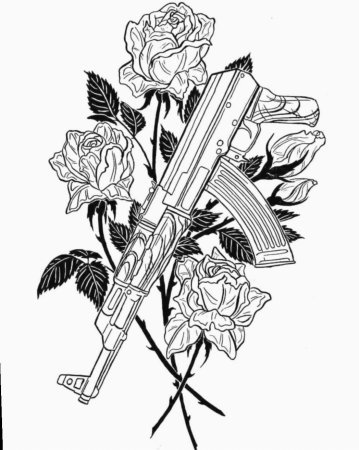 Эскизы тату оружие
