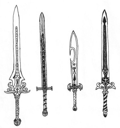 Меч эскиз
