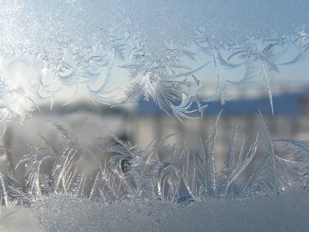 Замерзшие окна узоры