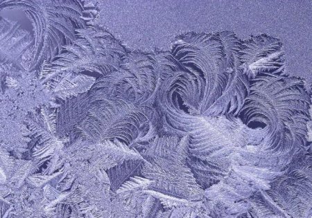 Морозные узоры имитация