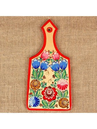 Городецкая роспись доска разделочная