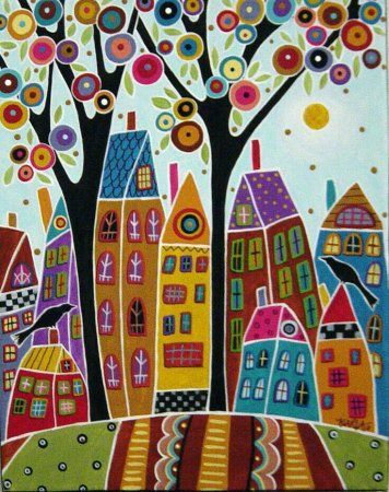 Карла Жерар наивная живопись