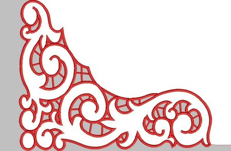 Орнамент на шубе Деда Мороза