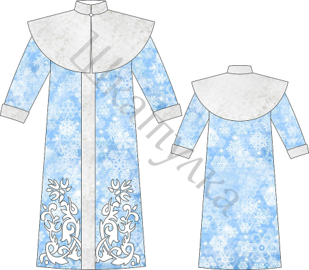 Лекало костюма Деда Мороза