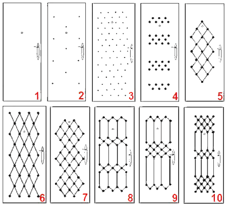 Обивка двери дермантином рисунок