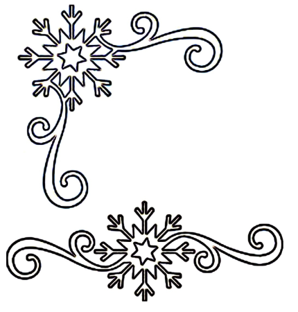 Новогодние узоры на окна