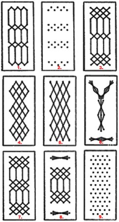 Обивка двери узоры