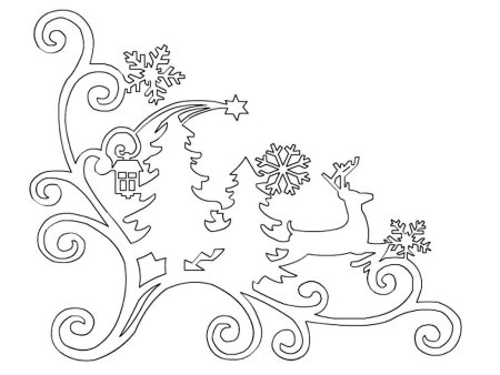 Новогодние трафареты НАОК