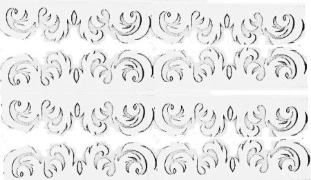 Трафарет морозные узоры на окно