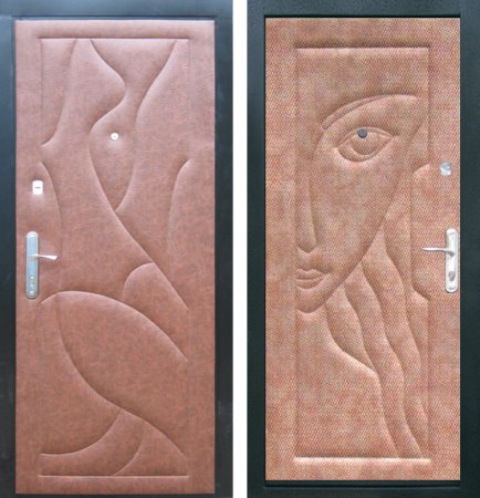 Обивка двери узоры