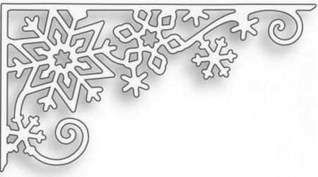 Новогодние уголки на окна