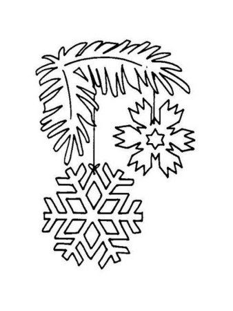 Трафареты на окна на новый год