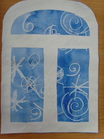 Рисование в подготовительной группе на тему морозные узоры на окне