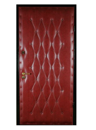 Входная дверь обитая дермантином