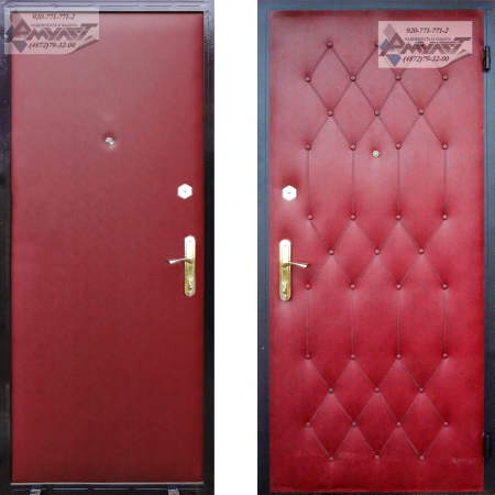 Обивка входной двери изнутри