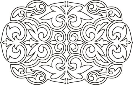 Казахские орнаменты эскизы