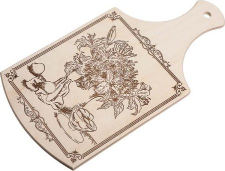 3208 Доска разделочная стеклянная 30х20см ф.прямоуг.