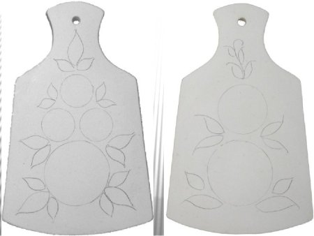 Городецкая роспись доска разделочная трафарет