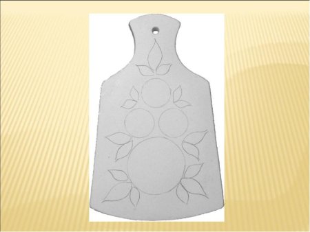 Городецкая роспись доска разделочная трафарет