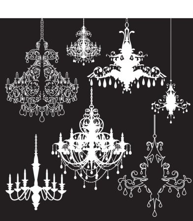 Люстра вектор