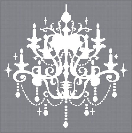 Люстра с узорами