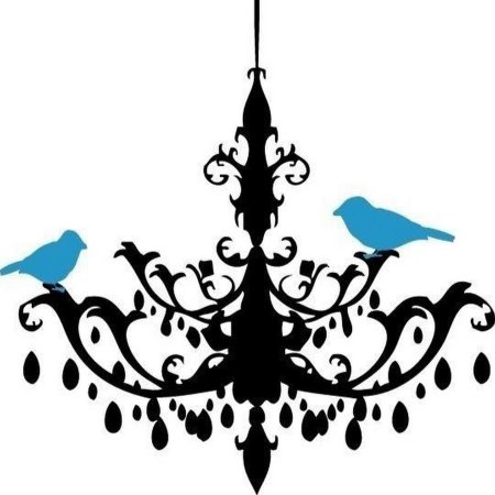 Люстра с узорами