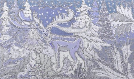 Рисование зимние узоры