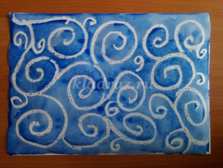 Рисование морозные узоры в старшей группе