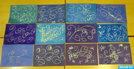 Узоры на стекле рисунок