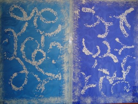 Рисование солью в подготовительной группе